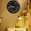 Acrylic Math Wall Clock 30cm Modern Office & Home Decor 12