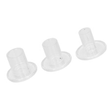 24 Pairs Transparent PVC High Heel Protector Caps 3 Sizes