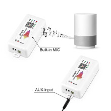LED Strip Light Controller SP107E Music Controller for WS2812B WS2811 LED Strip Lights DC5-24V RGBIC Pixel Control