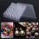30pcs Clear Plastic Bead Storage Jars with Rectangle Box, Compact and Portable 10