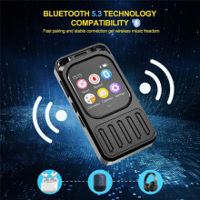 AI Digital Audio Voice Recorder 1200mAh MP3 Player Translator Calculator for Student Interview Business