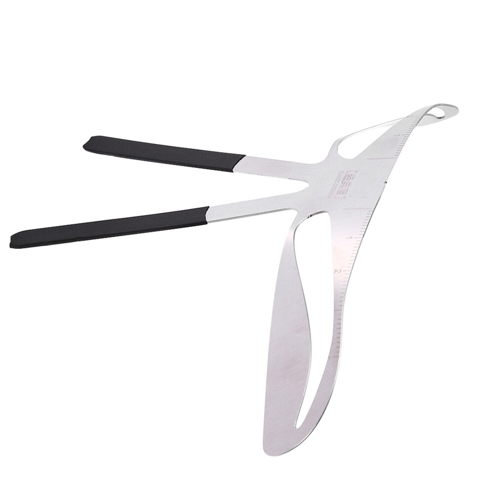 Stainless Steel Eyebrow Shaping Stencil Ruler