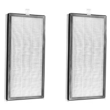 2X Vervangingsfilter voor MA-40 MA-40A & MA-40B Luchtreinigers met 3-Traps H13 HEPA-Filter, Te Vergelijken met Onderdeel ME-40