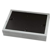 4X Double Picture Frame 4X6in Rustic Grey Photo Frames Wooden Hinged Folding,Wedding Gifts,'S Father'S Day Present