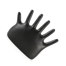 All-Round Black Resin Ring Hand Jewelry Display Stand, Fade Resistant