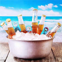 80Sets Beer Bottle Opener Inserts Kits Round DIY Bottle Opener Hardware Kit with Screws Screwdriver for Bottle Opener