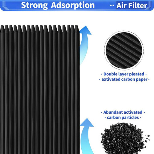 8-Pack för Paultra2 Kylskåpsluftfilter Byte Av PAULTRA2 Pure Air Ultra II Kylskåpsluftfilter 1