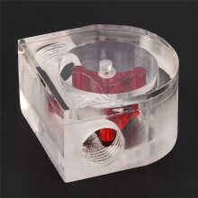 Acrylic 3 Impeller Flow Meter for PC Water