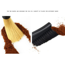 4X Double Coffee Brush Espresso Coffee Grinder Machine Clean Brush Matcha Keyboard Dusting Tool Coffee Powder Brush