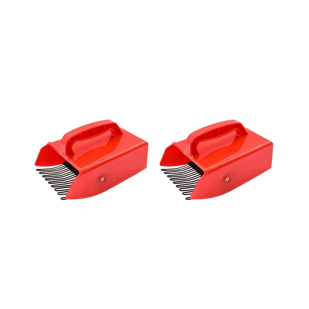 Semoic 2X Berry Picker, Berry Pickers And Rakes With Metallic Comb And Ergonomic Handle For Easier Berry Picking, Blueberry