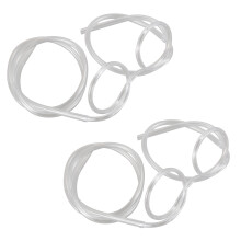 2X Gafas Con Paja Gafas Con Pajita Para Beber - Claro