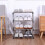 3X Stackable Small Shoe Rack, Entryway, Hallway and Closet Space Saving Storage and Organization (4-Tier, Black) 2