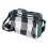 Large Green Plaid Nylon Messenger Bag, Versatile Casual Pack 14