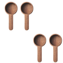 Messlöffel Aus Holz Set Messlöffel Tee Kaffeeschaufel Zuckergewürz Messlöffel Messwerkzeuge, 4 Stk