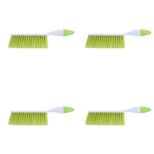 4X Bed Sheets Debris Cleaning Brush Soft Bristle Clothes Desk Sofa Duster Small Particles Hair Remover (Green)