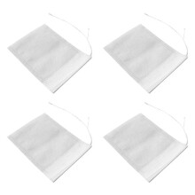 4000 Pcs Disposable Tea Filter Bags Empty Cotton Drawstring Seal Filter Tea Bags for Loose Leaf Teal(3.54 X 2.75 Inch)