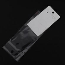 Jewellery 200 x White Plain Earring Display Cards & Self Adhesive Bags
