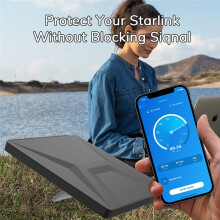 For Starlink Silicone Protective Cover with Carabiner FullCoverage Portable Outdoor Shell for Enhanced Protection C