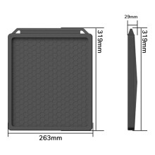 For Starlink Silicone Protective Cover with Carabiner FullCoverage Portable Outdoor Shell for Enhanced Protection C