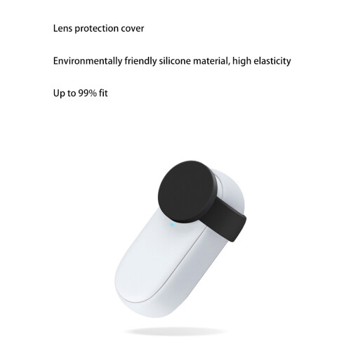 Silicone Case Lens Cover Screen Protection Cap Anti-Drop Shell for  GO 2 Panoramic Camera Accessories White 1