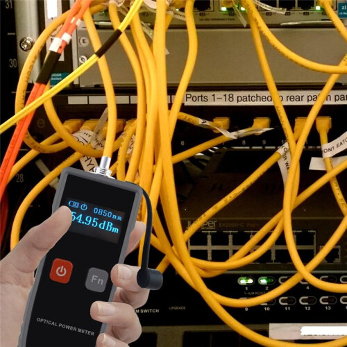 Digital Optical Power Meter -70-6dBm Rang with Cable Tester Function and FC Converter for FC/SC/ST Interface 2