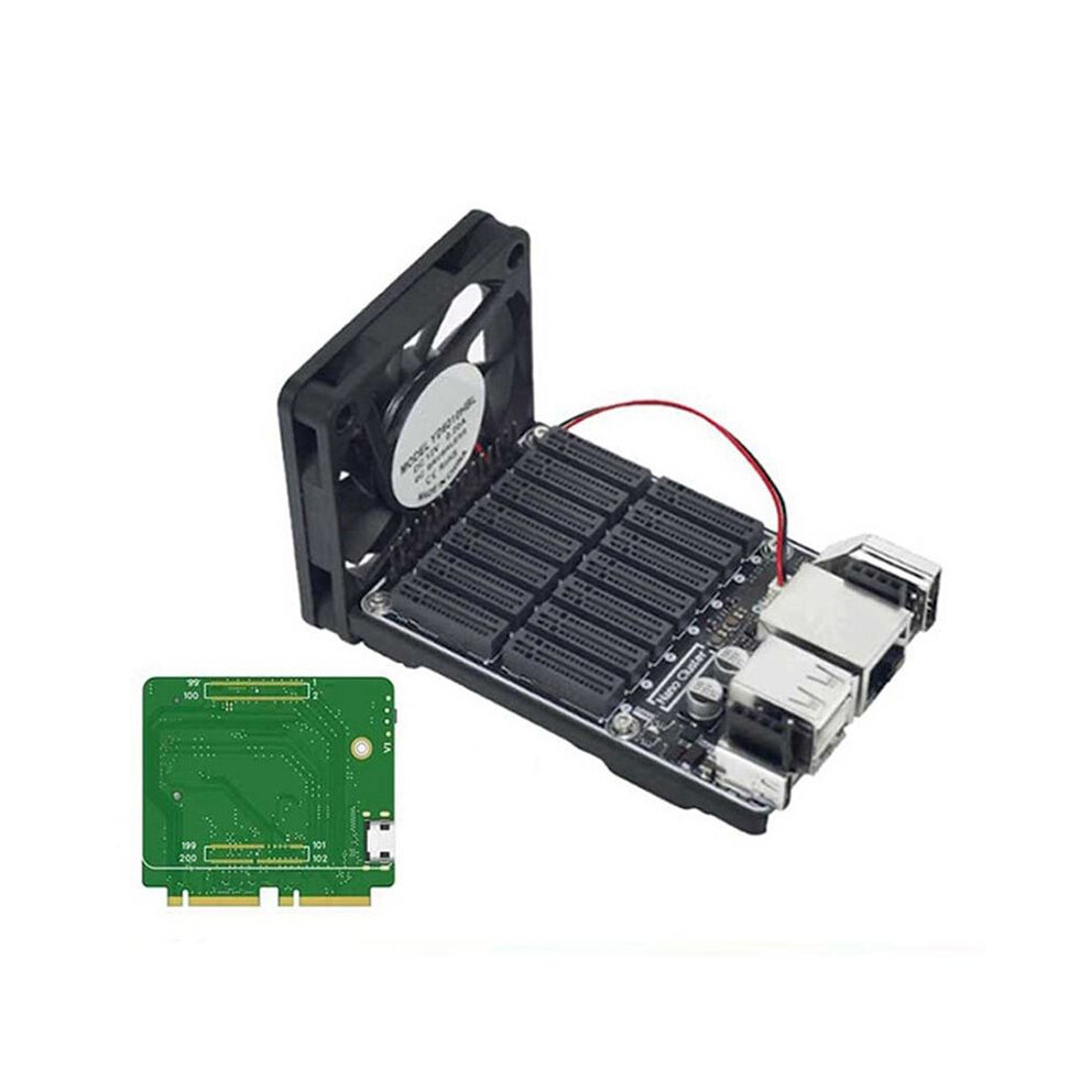 Photos - Other Electrical Equipment Zandona NanoCluster 7x CM4/CM5 Nodes Baseboard with CM45 Adapter Kubernetes K3S AI Homelab for Raspberry Pi Cluster 