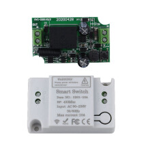 Lighting Remote Control AC 220V Receiver and Wireless Remote Control Transmitter for Led Bulb Control /Off,C