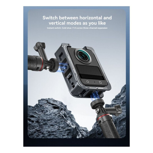 STARTRC for  OSMO360 Metal Rabbit Cage Quick Release Protection Frame Action Camera Riding Protective Frame Accessories 2