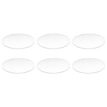 6X Transparent 3mm Thick Mirror Acrylic Round Disc Diameter:70mm