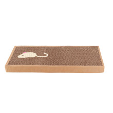 Tappetino per graffiature per gatti spesso in cartone ondulato e sisal 40x20cm Giocattolo resistente ai graffi