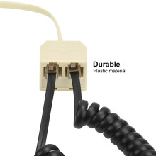 2 Stuks 6P4C RJ11 Mannelijk Naar 2x Vrouwelijk Splitter, Telefone-Connectoradapter