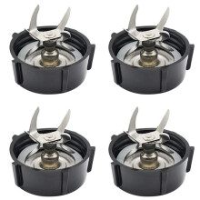 4X Pièces de Rechange Lame de Mélangeur Compatible pour , Kit de Lames de Fusion 6 Points Pièces de Rechange de Mélangeur
