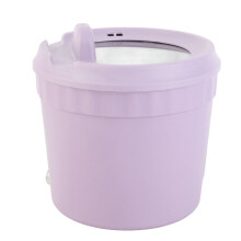 450W Mini Electric Cooker 1.2L Purple Hot Pot for Ramen & Soup
