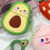 Avocado Earphone Case for  AirPods 1 2 Generation Protective Case Anti-Drop Silicone Wireless 5