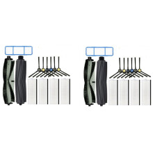 2set Main Side Brush Hepa Filter for Silvercrest SSR1 SSRA1 for A9S A7 V8 V8S X750 X800 X785 V80