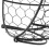 2X Iron Egg Storage Basket Snack Fruit Basket  Collection Ceramic Hen Ornaments Decoration Kitchen B 6