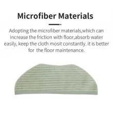 2 STÜCKE Mop Tuch Lappen Ersatz für Mijia Anti-Winding Kehr- und Schlepproboter STFCR01SZ Staubsauger