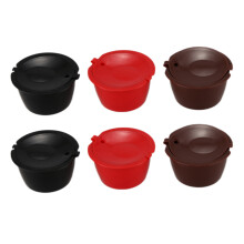 9 Pack Refillable Coffee Capsules Reusable Coffee Pods Filters Compatible with Nescafe Brewers