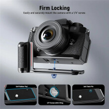 Handgrip L Shape Grip for  Z F Ultra Thin Retro Formfitting Camera Mounting Baseplate with Handle