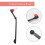 4X 2 in 1 Coffee Machine Brush Nylon Espresso Coffee Grinder Brushes Coffee Spoon Machine Group  Kitchen Tools 3