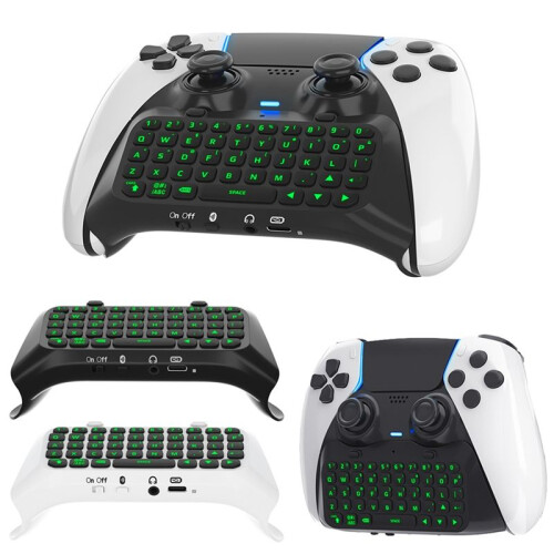 Keyboard for  5 Wireless  Gamepad Keyboard Controller Chat Pad Backlight Built-in Speaker Keyboard A 2