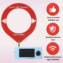 SI4732 Radio Receiver Kit+Antenna+Stand 10KHz-180MHz 1.9inch Display FM/AM/LSB/USB SI4732 Radio Shortwave Radio