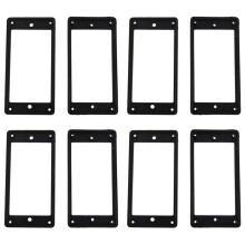 8Pcs Plat Humbucker Ramassage Cadre de Bague de Montage ABS pour Guitare ÉLectrique