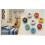 Beige Ceramic Cabinet Handles and Single Hole Drawer Knobs Pumpkin Gold for Versatile Interior Styling 5