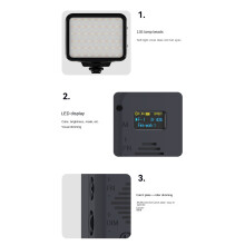 LED5009C RGB Fill Light Portable Full Color Photography Light Live Light