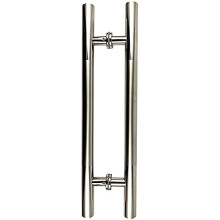 304 Stainless Steel Door Handle Set, HeavyDuty Push Pull Handles for Glass or Wooden Doors, Brushed Finish