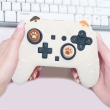 For 2 Pro/NS2 Pro Game Controller Case Thumb Stick Grip Cap Cover Cat Paw Silicone Soft Shell