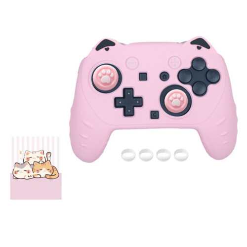For   2 Pro Cat Ear Game Controller Silicone Case Anti-Slip Sweat-Proof Tight Fit Comfortable Game 1