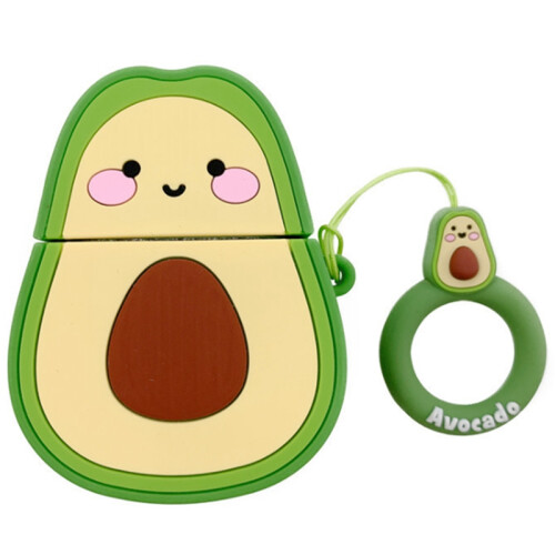 Avocado Earphone Case for  AirPods 1 2 Generation Protective Case Anti-Drop Silicone Wireless
