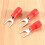100 Pcs 4mm Fork AWG 22-16 Pre Insulated Terminal Cable Lug 6